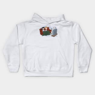 Christmas Movie and Chill Kids Hoodie